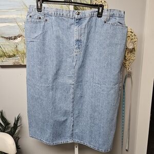 St John's Bay denim skirt size 24w